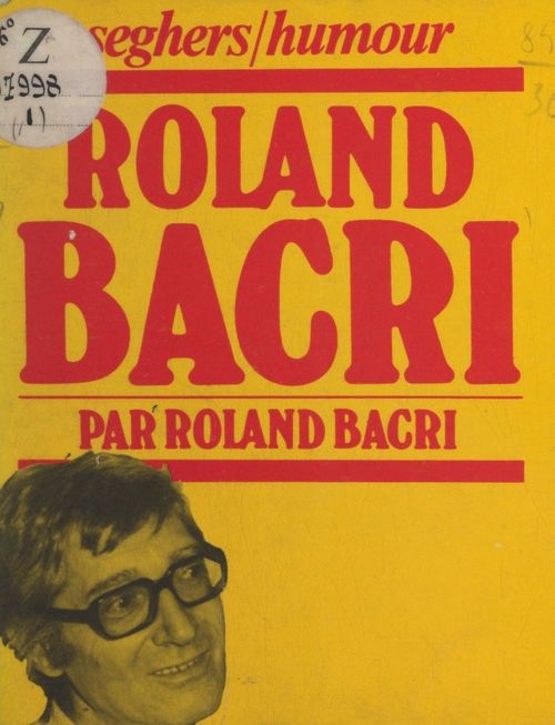 Couverture ebook de Roland Bacri, de Roland Bacri