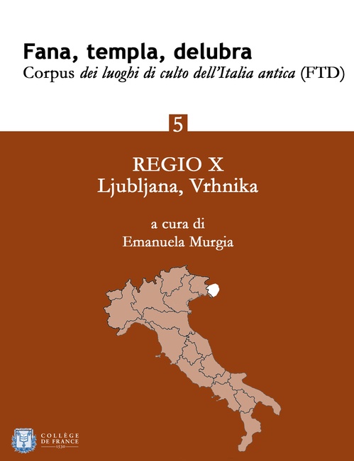ebook cover of Fana, templa, delubra. Corpus dei luoghi di culto dell'Italia antica (FTD) - 5, by Emanuela Murgia
