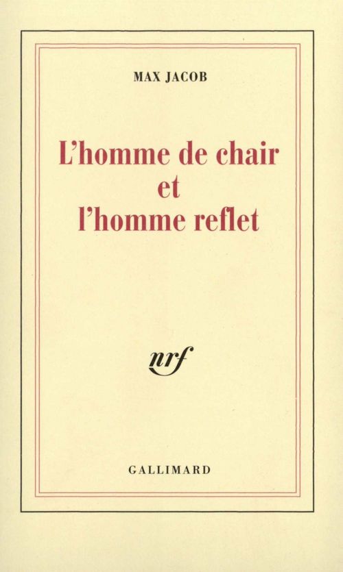 Couverture ebook de L'homme de chair et l'homme reflet, de Max Jacob