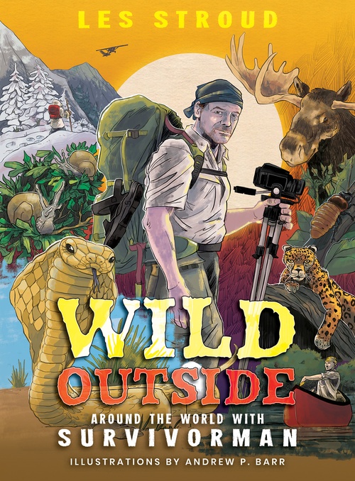 ebook cover of Wild Outside, by Les Stroud