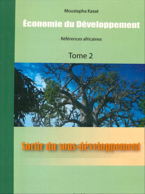 Couverture ebook de Économie du Développement Références africaines, de Moustapha Kasse