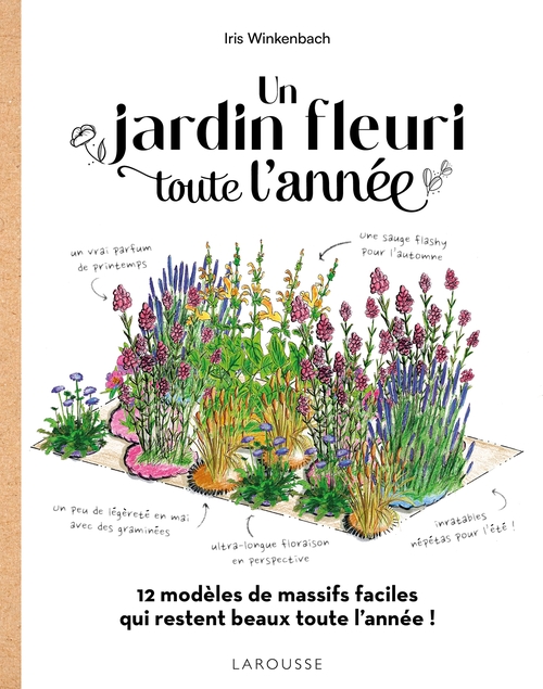 ebook cover of Un jardin fleuri toute l'année, by Iris Winkenbach