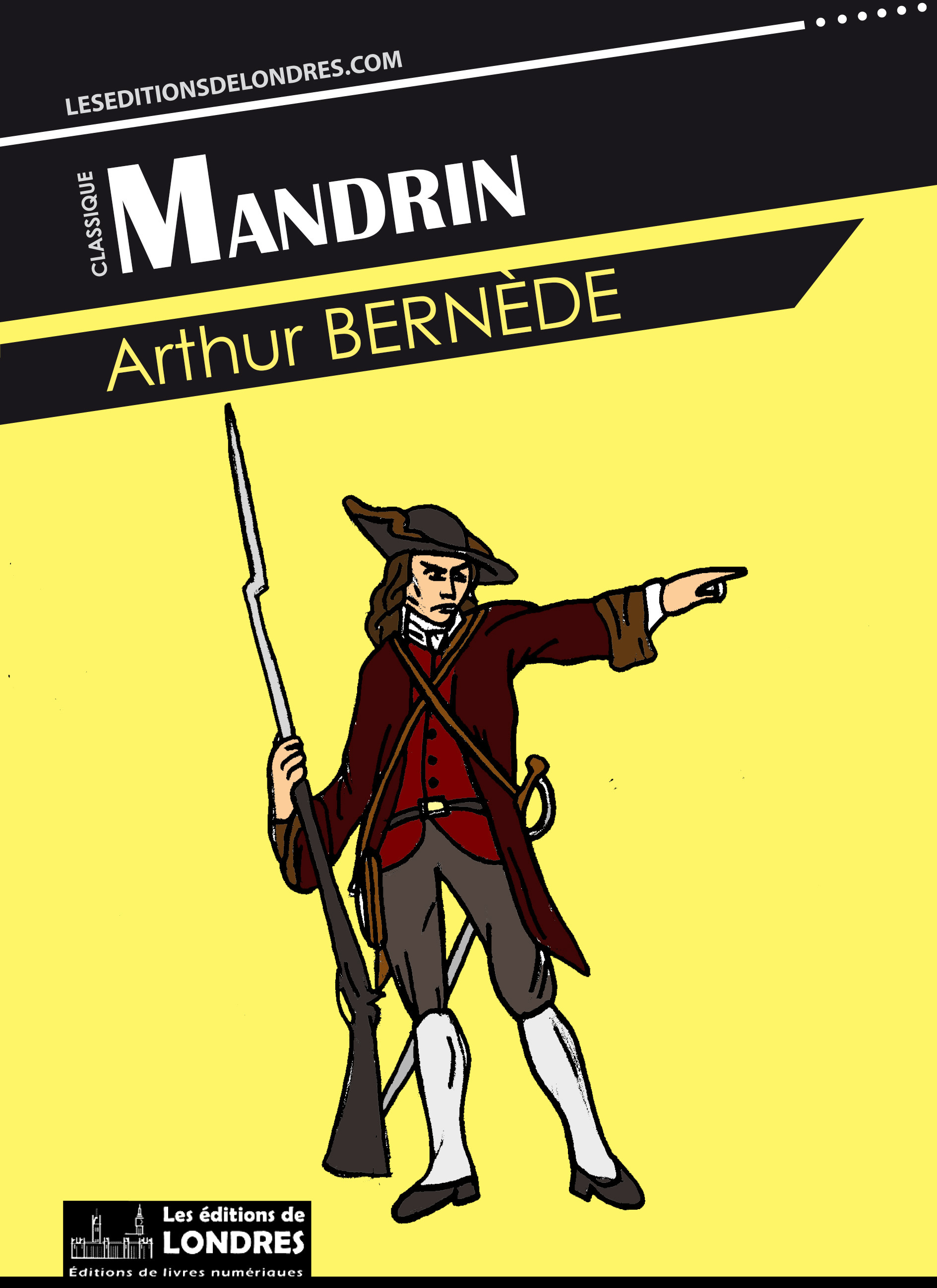 ebook cover of Mandrin, by Arthur Bernède