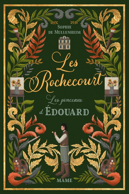ebook cover of Les pinceaux d'Edouard, by Sophie de Mullenheim, Lucy Rose