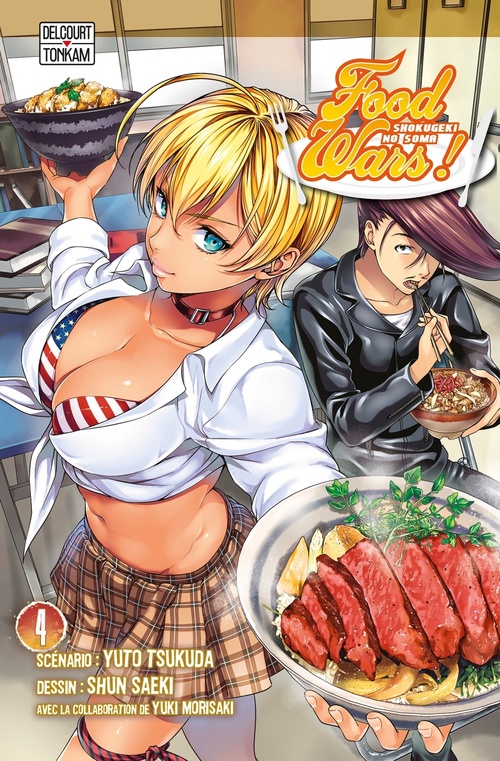 ebook cover of Food wars ! T04, by Yuto Tsukuda