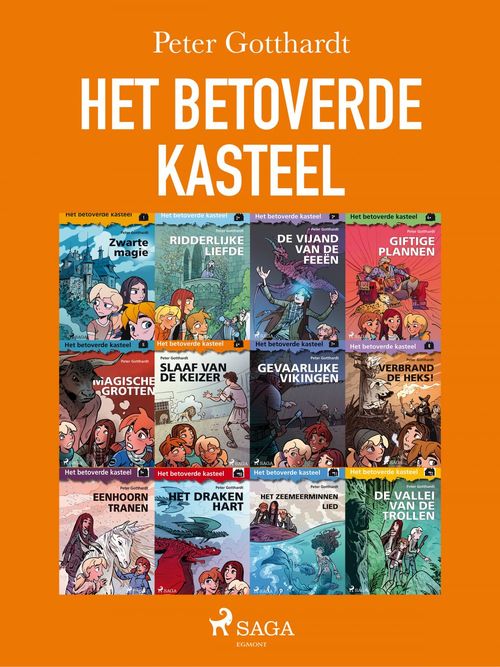 Couverture ebook de Het betoverde kasteel 1-12, de Peter Gotthardt