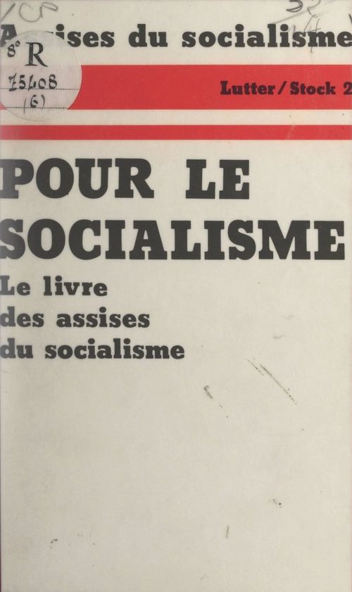 Couverture ebook de Pour le socialisme, de Assises Du Socialisme