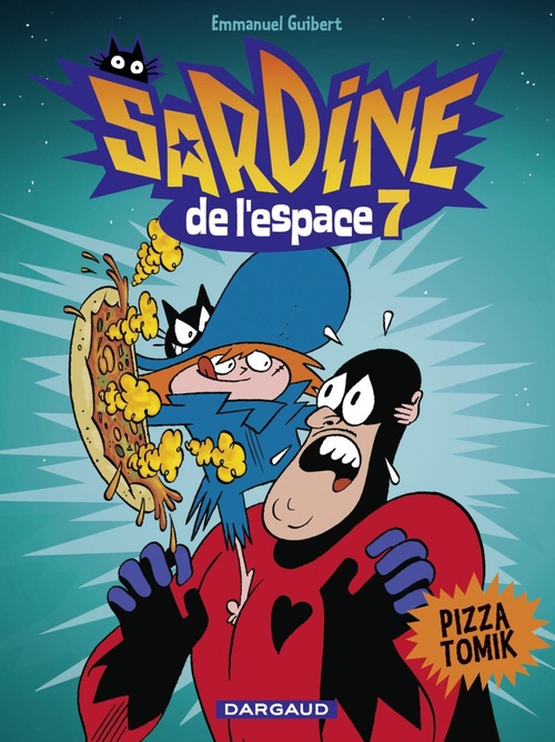 Couverture ebook de Sardine de l'espace - Tome 7 - Pizza Tomik, de Emmanuel Guibert, Johann Sfar