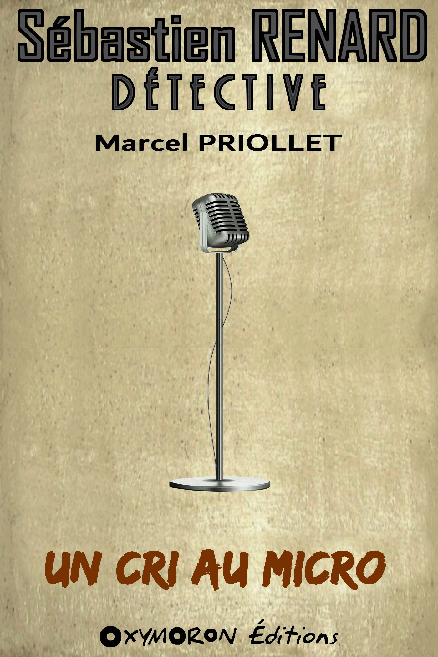 Couverture ebook de Un cri au micro, de Marcel Priollet