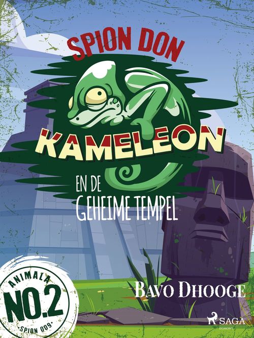 Couverture ebook de Spion Don Kameleon en de geheime tempel, de Bavo Dhooge