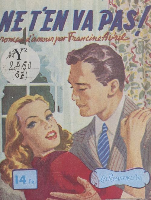 Couverture ebook de Ne t'en va pas !, de Francine Avril