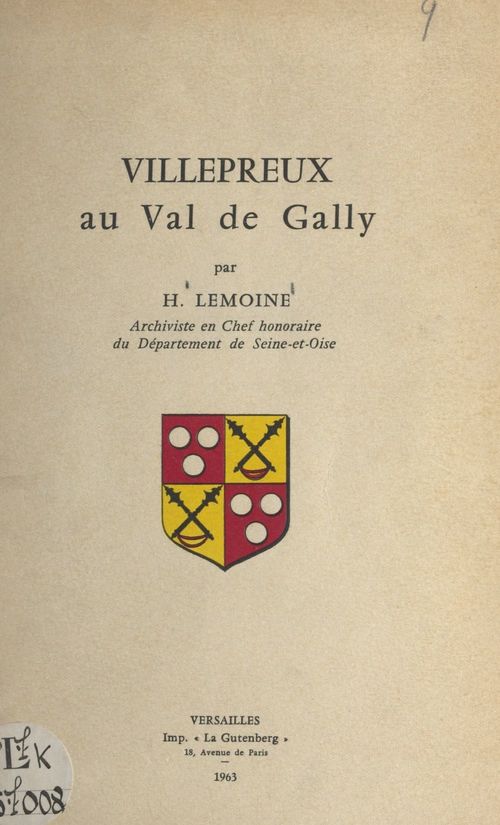 ebook cover of Villepreux au Val de Gally, by Henri Lemoine