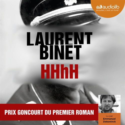 audiobook cover of HHhH, by Laurent Binet
