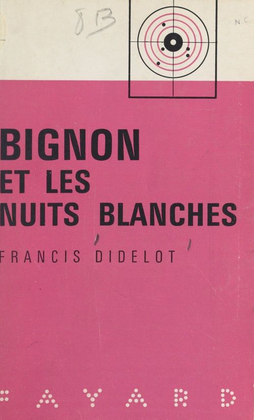 ebook cover of Bignon et les nuits blanches, by Francis Didelot