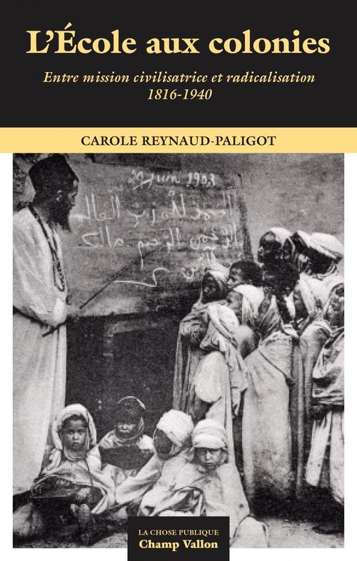 Couverture ebook de L'école aux colonies, de Carole Reynaud-paligod