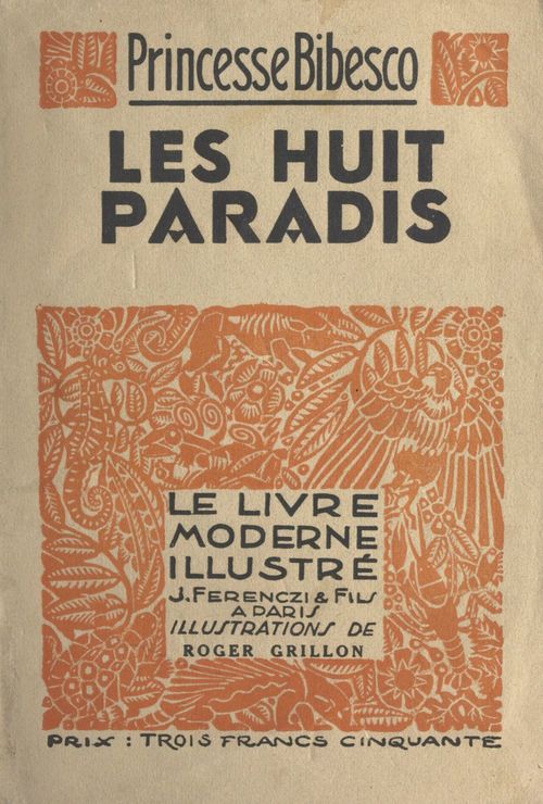 Couverture ebook de Les huit paradis, de Marthe Bibesco