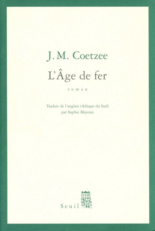 Couverture ebook de L'Age de fer, de John Maxwell Coetzee