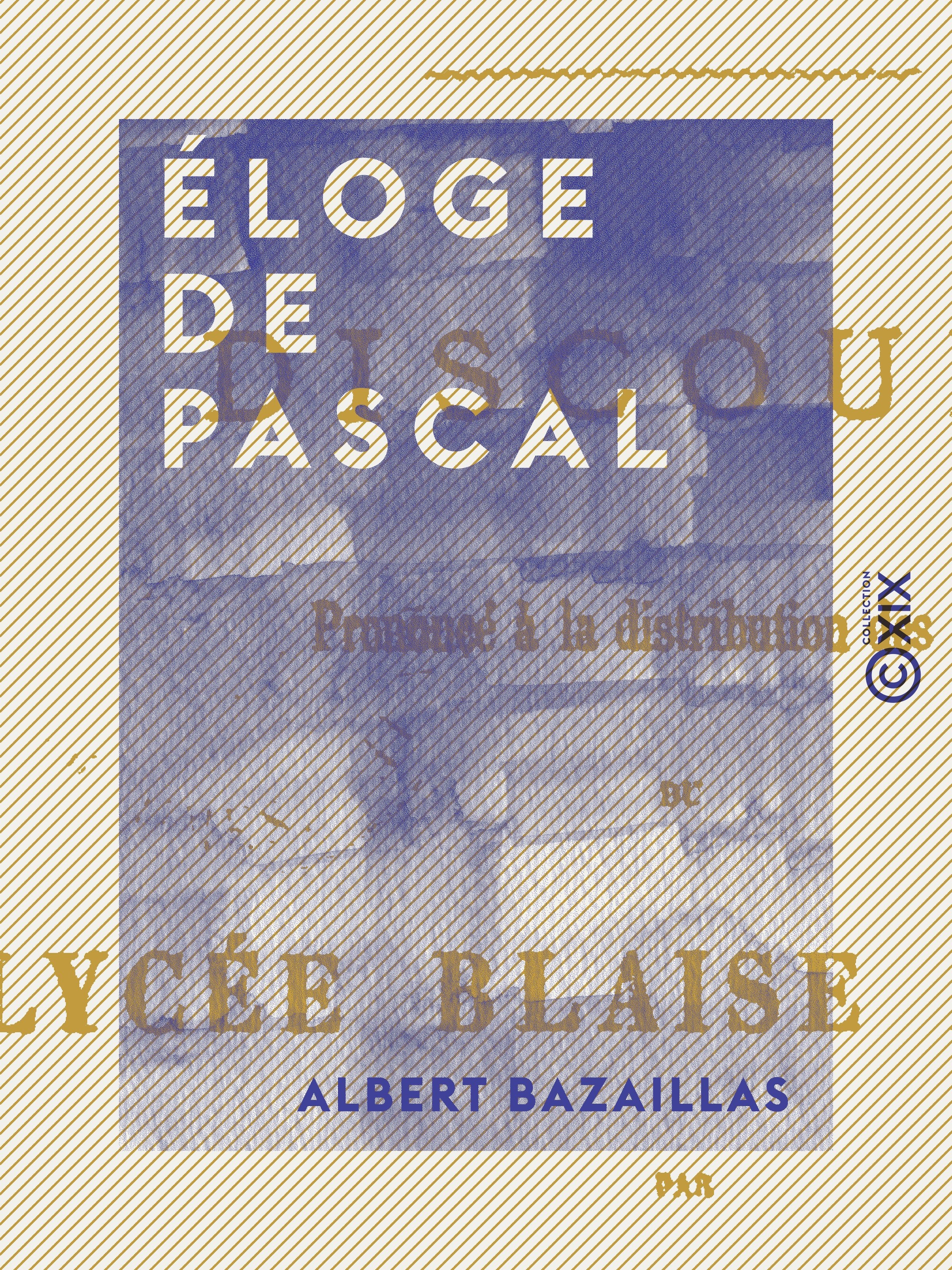 ebook cover of Éloge de Pascal, by Albert Bazaillas