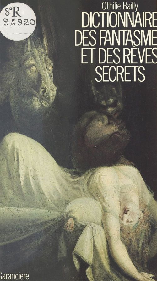 Couverture ebook de Dictionnaire des fantasmes et des rêves secrets, de Othilie Bailly