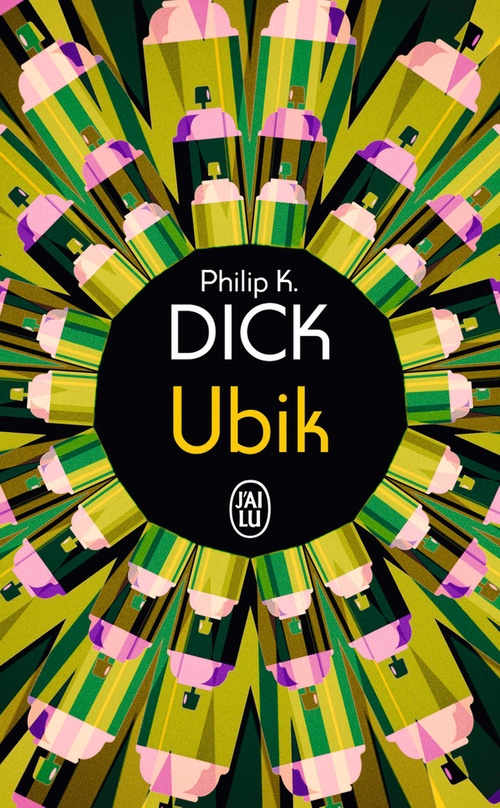 ebook cover of Ubik, by Philip K. Dick