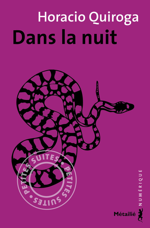 ebook cover of Dans la nuit, by Horacio Quiroga