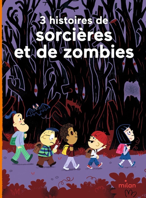 ebook cover of 3 histoires de sorcières et de zombies, by Jean Leroy, Ghislaine Biondi, Pascal Brissy
