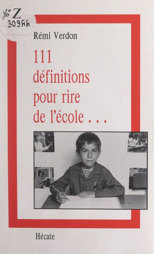 ebook cover of 111 définitions pour rire de l'école..., by Remi Verdon