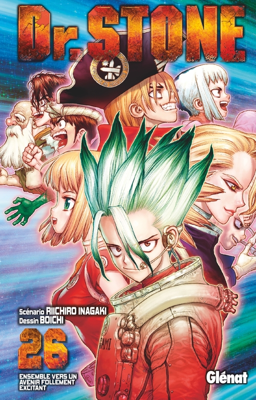 Couverture ebook de Dr. Stone - Tome 26, de Riichirô Inagaki, Boichi