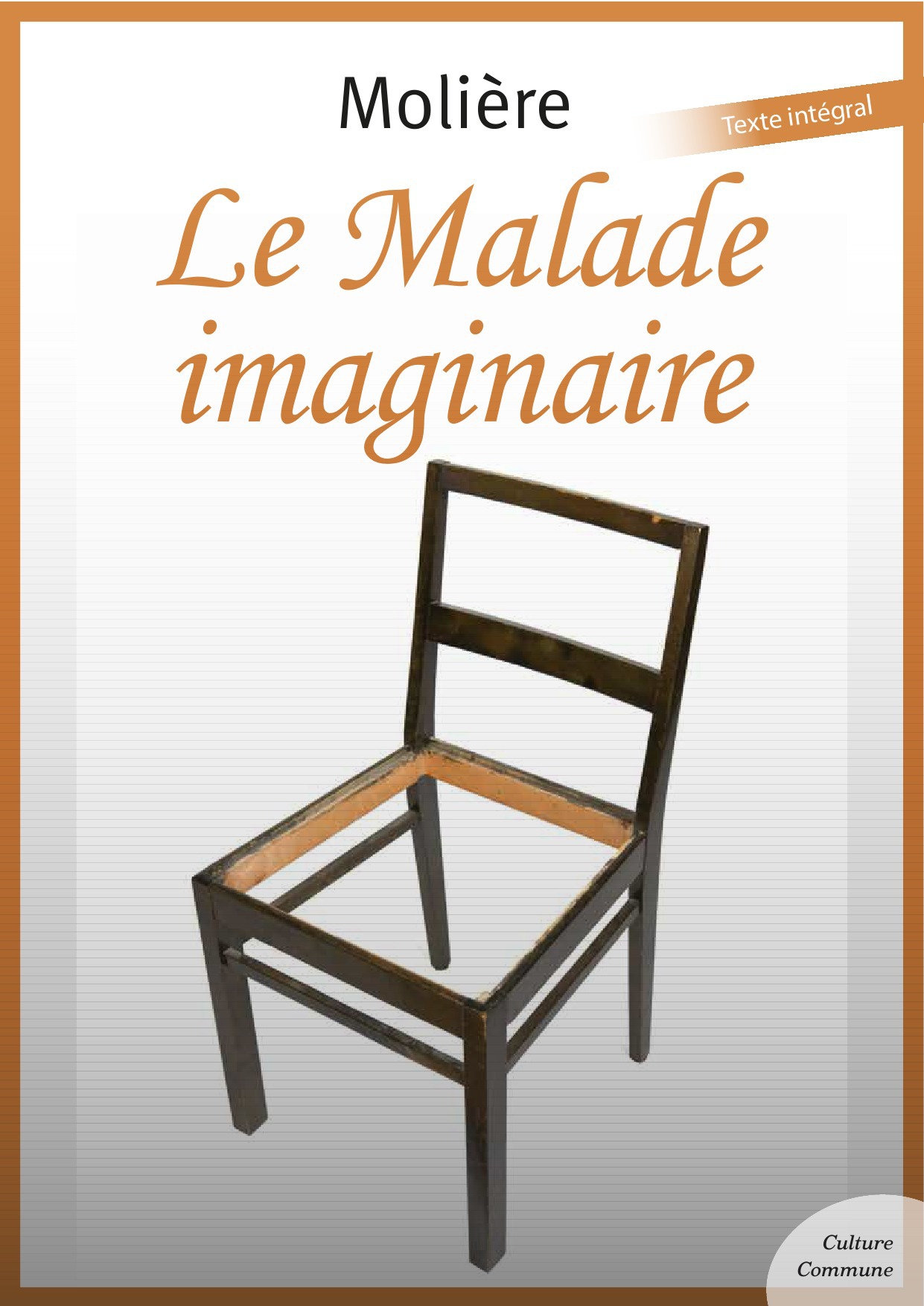 ebook cover of Le Malade imaginaire, by Molière