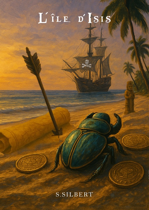 Couverture ebook de L'île d'Isis, de Séverine SILBERT