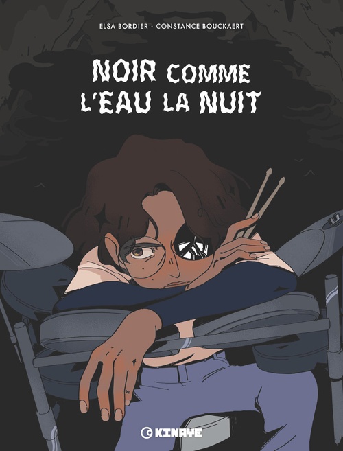 Couverture ebook de Noir comme l'eau la nuit, de Elsa Bordier