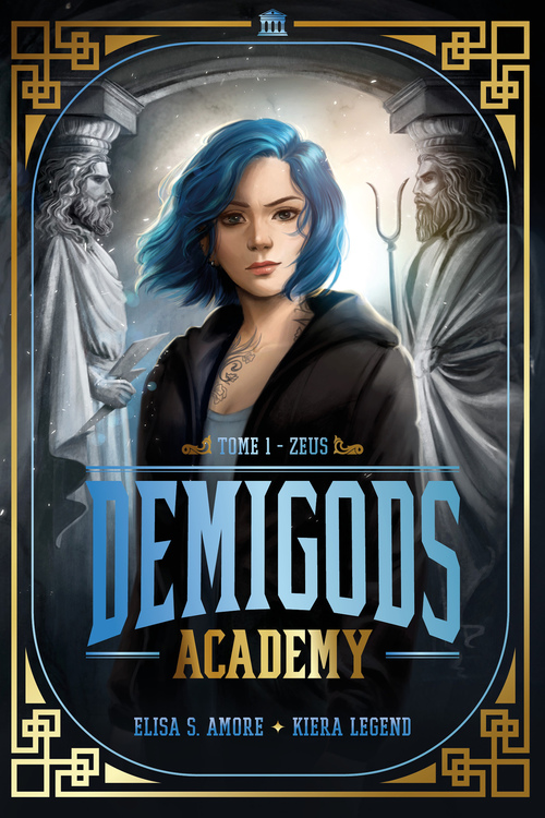 ebook cover of Demigods Academy - Année 1 - Zeus, by Elisa S. Amore, Kiera Legend