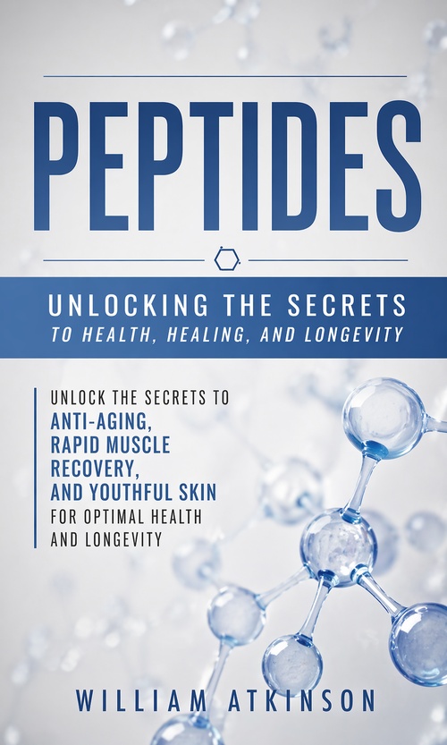 Couverture ebook de Peptides: Unlocking the Secrets to Health, Healing, and Longevity, de William Atkinson