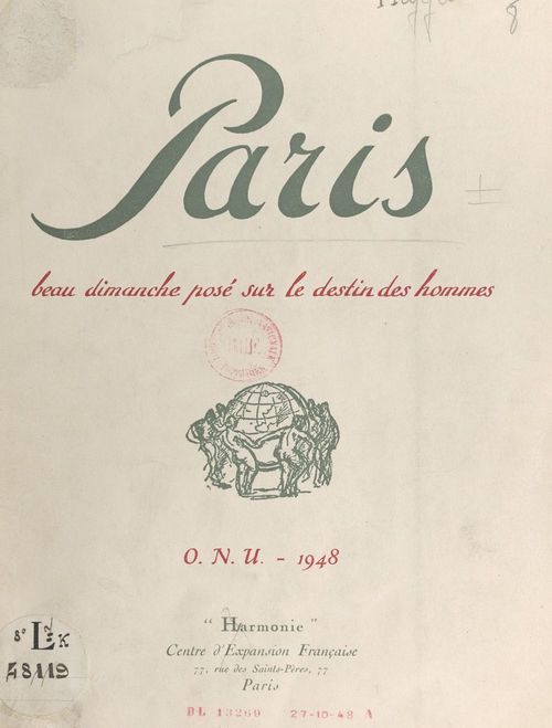Couverture ebook de Paris, de Henri Meggle