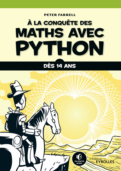 Couverture ebook de À la conquête des maths avec Python, de Peter Farrell