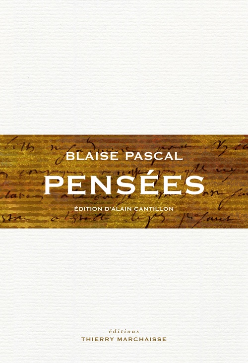 Couverture ebook de Pensées, de Blaise Pascal