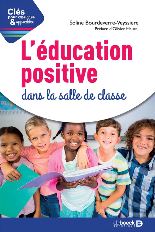 Couverture ebook de L'éducation positive dans la salle de classe, de Soline Bourdeverre-Veyssiere