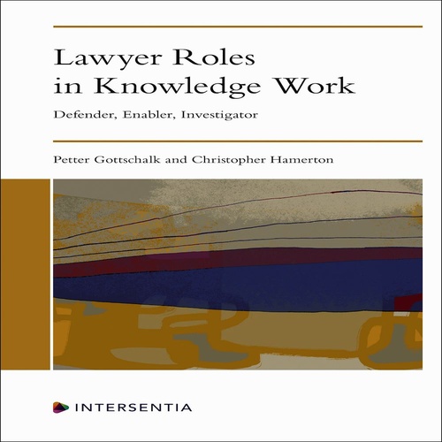 Couverture ebook de Lawyer Roles in Knowledge Work, de Petter Gottschalk, Christopher Hamerton