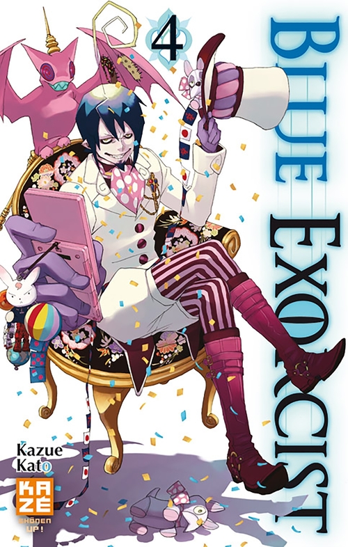 Couverture ebook de Blue Exorcist T04, de Kazue Kato