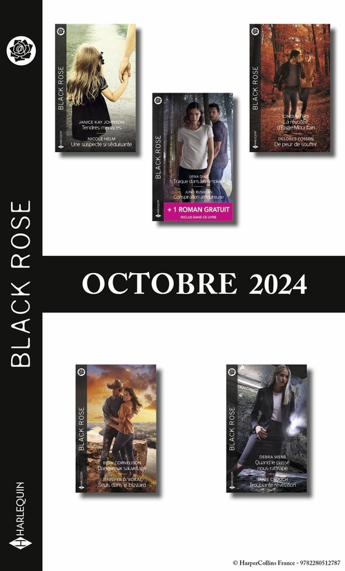 Couverture ebook de Pack mensuel Black Rose - 10 romans + 1 titre gratuit (Octobre 2024), de Collectif