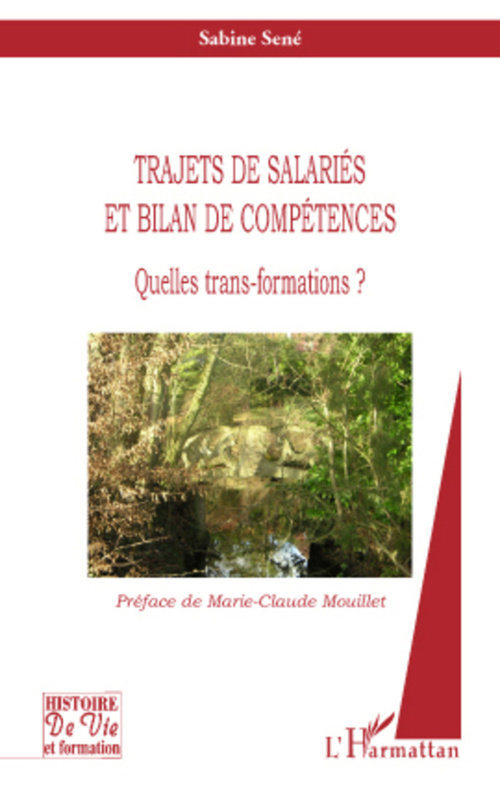 Couverture ebook de Trajets de salariés et bilan de compétences, de Sabine Sené