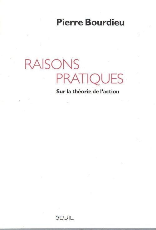 ebook cover of Raisons pratiques. Sur la théorie de l'action, by Bourdieu Pierre