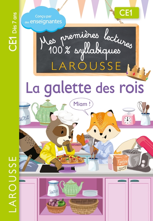 ebook cover of Premières lectures syllabiques CE1 - La galette, by Giulia Levallois, Hélène Heffner