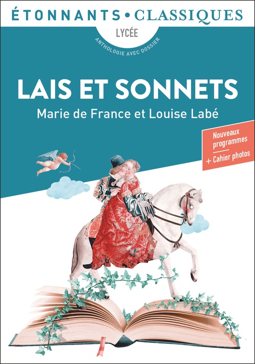 ebook cover of Lais et Sonnets, by Louise Labé, Marie de France