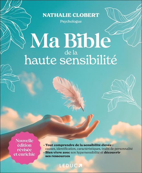 Couverture ebook de Ma bible de la haute sensibilité, de Nathalie Clobert