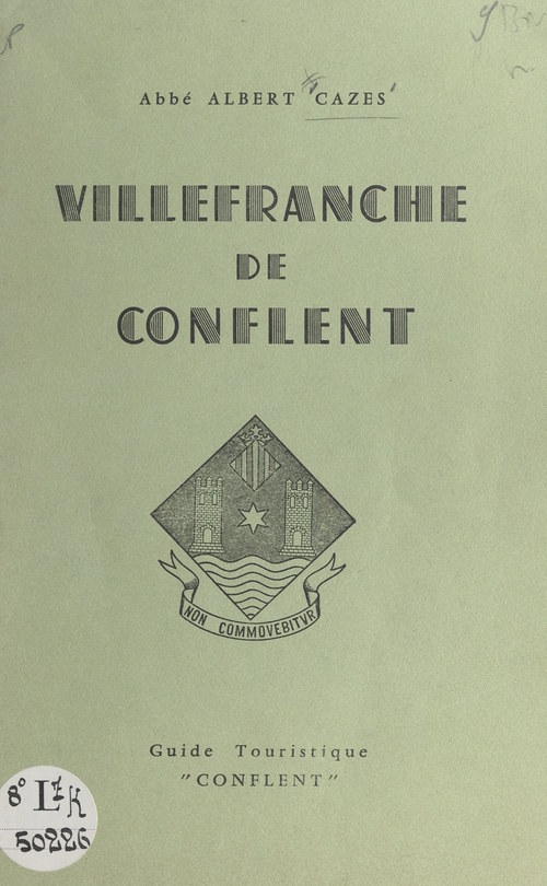 Couverture ebook de Villefranche de Conflent, de Albert Cazes