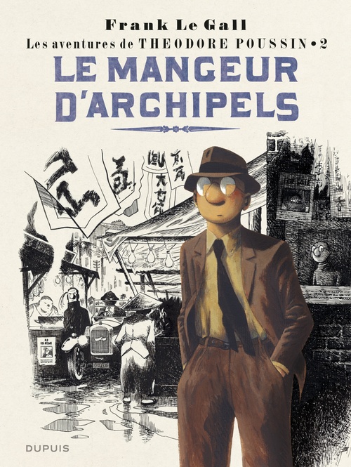 Couverture ebook de Théodore Poussin - Tome 2 - Le mangeur d'archipels, de Frank Le Gall