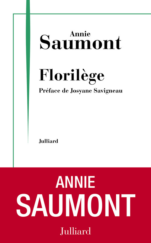 ebook cover of Florilège, by Annie Saumont