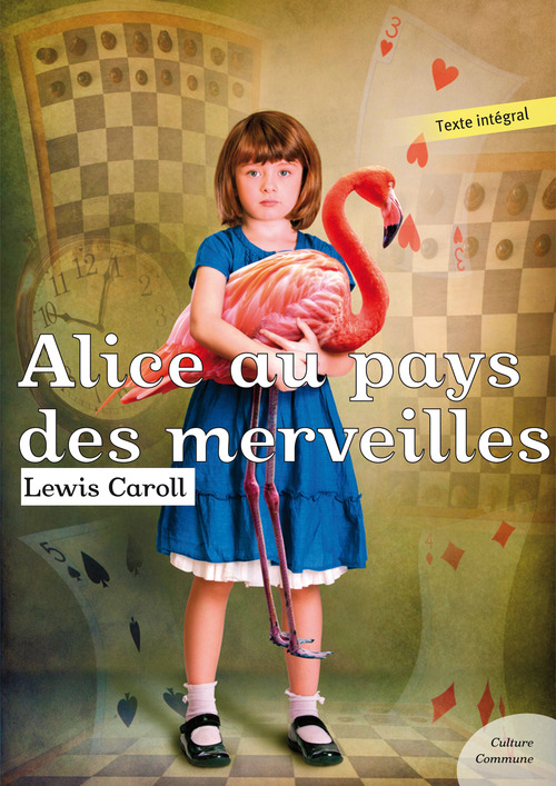 Couverture ebook de Alice au pays des merveilles, de Lewis Carroll