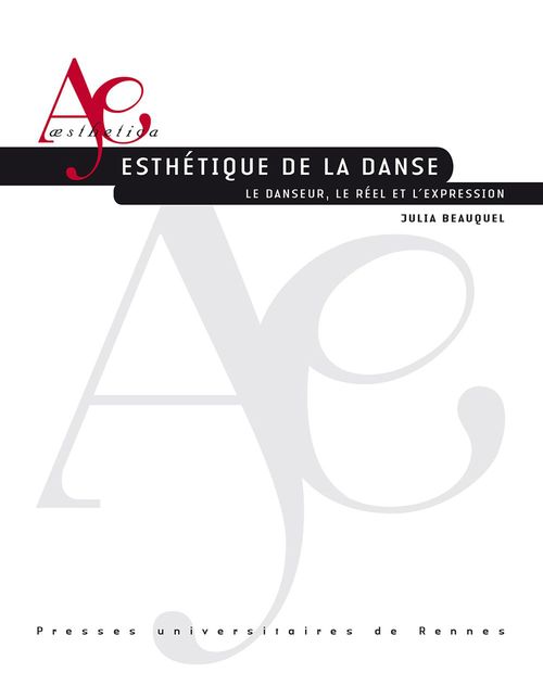 Couverture ebook de Esthétique de la danse, de Julia Beauquel